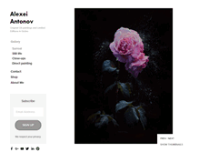 Tablet Screenshot of antonovart.com